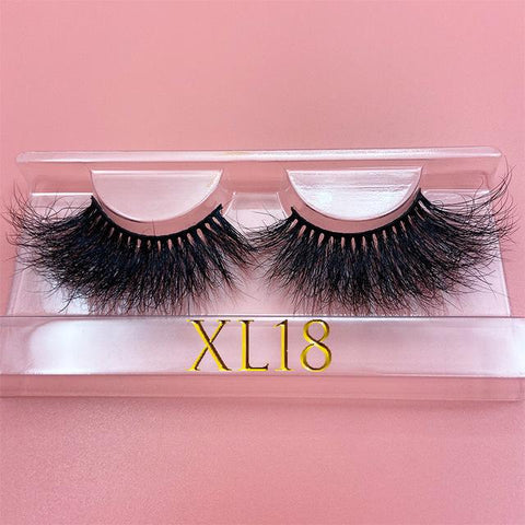 XL18- Bad Girl 3D Mink D Extra Thick Long Lashes